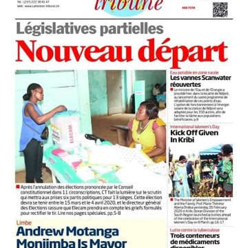 Revue de presse du 27 Février 2020 Revue de presse du 27 Février 2020