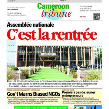 Revue de presse du 10 Mars 2020. Revue de presse du 10 Mars 2020.