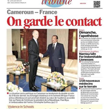 Revue de presse du 06 Mars 2020. Revue de presse du 06 Mars 2020.