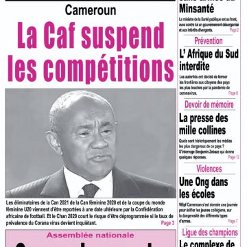 Revue de presse du17 Mars 2020 Revue de presse du17 Mars 2020