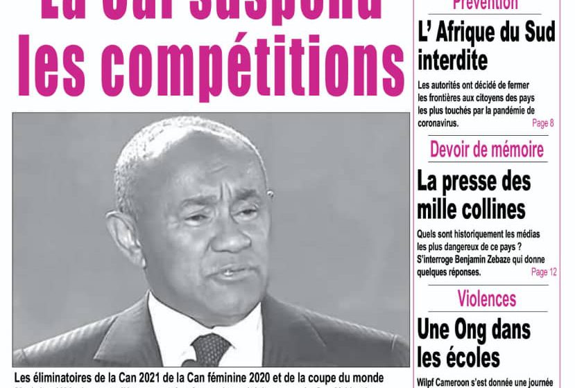 Revue de presse du17 Mars 2020 Revue de presse du17 Mars 2020