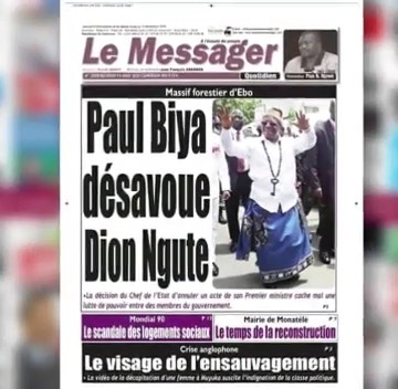 CAMEROUN: REVUE DES UNES DU JEUDI 13 AOÛT 2020 CAMEROUN: REVUE DES UNES DU JEUDI 13 AOÛT 2020