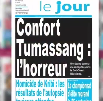 CAMEROUN: REVUE DES UNES DU VENDREDI 14 AOÛT 2020 CAMEROUN: REVUE DES UNES DU VENDREDI 14 AOÛT 2020