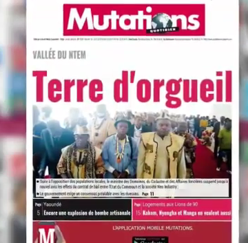 CAMEROUN: REVUE DES UNES DU LUNDI 17 AOÛT 2020 CAMEROUN: REVUE DES UNES DU LUNDI 17 AOÛT 2020