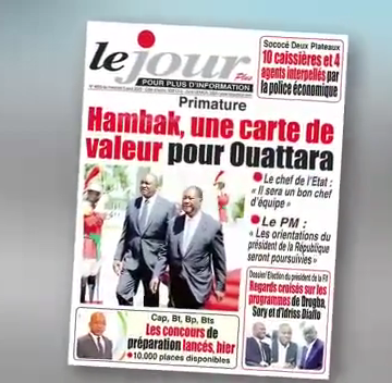 Côte d’Ivoire : Revue des Unes du Mercredi 05 Août 2020 Côte d’Ivoire : Revue des Unes du Mercredi 05 Août 2020