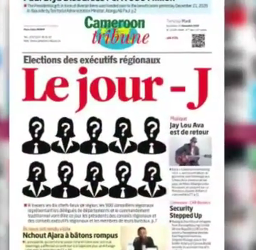 CAMEROUN: REVUE DES UNES DU MARDI 22 DÉCEMBRE 2020 CAMEROUN: REVUE DES UNES DU MARDI 22 DÉCEMBRE 2020