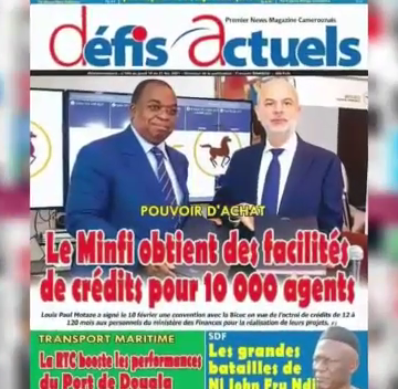 CAMEROUN: REVUE DES UNES DU JEUDI 18 FÉVRIER 2021 CAMEROUN: REVUE DES UNES DU JEUDI 18 FÉVRIER 2021