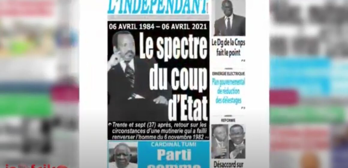 CAMEROUN: REVUE DES UNES DU MARDI 06 AVRIL 2021