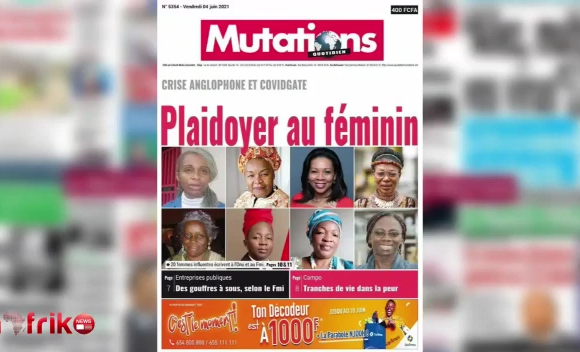 CAMEROUN: REVUE DES UNES DU VENDREDI 04 JUIN 2021