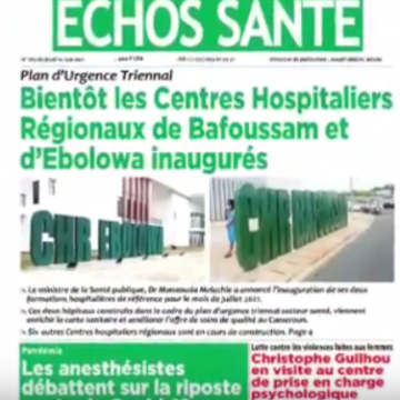 CAMEROUN: REVUE DES UNES DU JEUDI 10 JUIN 2021