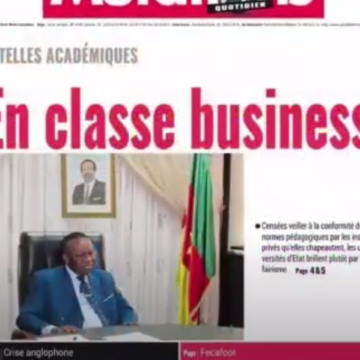 CAMEROUN : REVUE DES UNES DU MERCREDI 22 SEPTEMBRE 2021