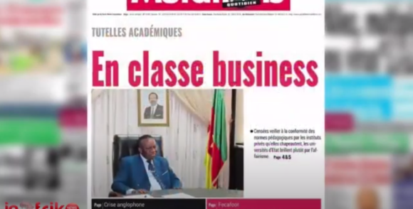 CAMEROUN : REVUE DES UNES DU MERCREDI 22 SEPTEMBRE 2021 CAMEROUN : REVUE DES UNES DU MERCREDI 22 SEPTEMBRE 2021