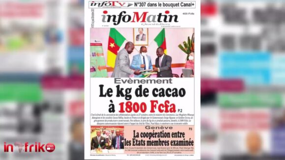 CAMEROUN: REVUE DES UNES DU JEUDI 28 OCTOBRE 2021 CAMEROUN: REVUE DES UNES DU JEUDI 28 OCTOBRE 2021